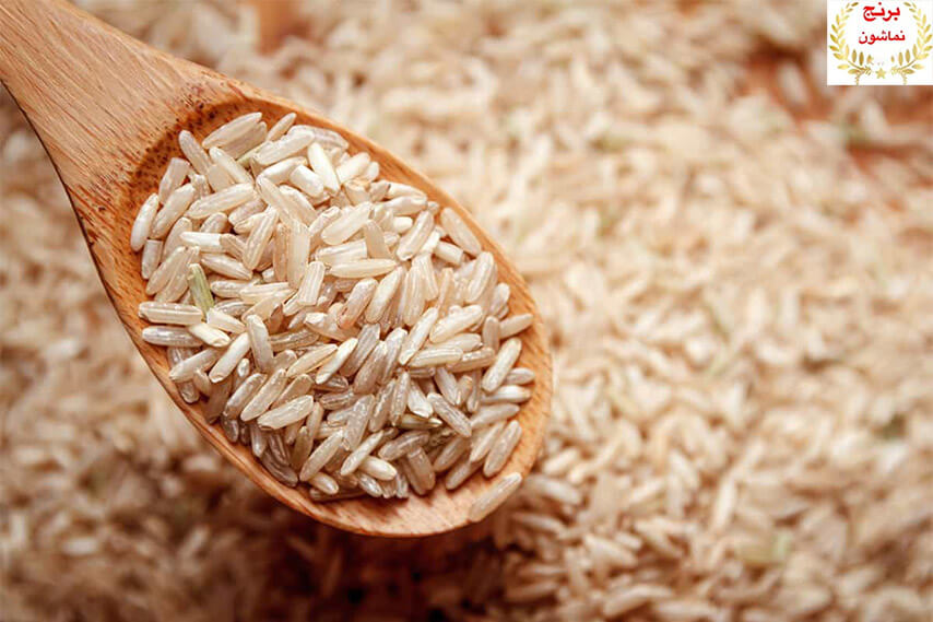 خرید برنج دودی با ملاقه چوبی