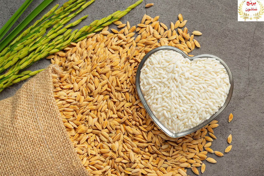 برنج بدون فاسد شدن به شکل قلب